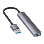 Unitek хъб USB3.0/2.0 HUB 4 port uHUB Q4 - USB-A input - USB3.0 x 1, USB2.0 x 3 - H1208A