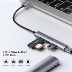 Unitek хъб USB3.0/2.0 HUB 4 port uHUB Q4 - USB-A input - USB3.0 x 1, USB2.0 x 3 - H1208A