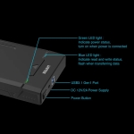 Unitek кутия за диск Storage - Case DiskGuard Raiden - 2.5/3.5 inch USB3.0 UASP - Y-3035