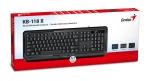 Genius клавиатура кирилизирана Smart Keyboard KB-118 II Black - AI, BG Layout, USB