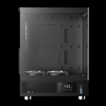 Gamdias кутия Case ATX - ATLAS E1 - 3 x 120 mm A-RGB, Digital Display, Tempered Glass