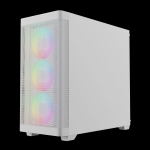 Gamdias кутия Case E-ATX - ATHENA M3 White - USB-C, 4 x 120 mm A-RGB, Mesh, Tempered Glass