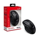 Genius безжина безшумна мишка Mouse Wireless Silent - Ergo 8200S Black - Silent, 2.4GHz