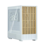 Zalman кутия Case mATX - P10 NAMU WHITE - Wood, USB-C