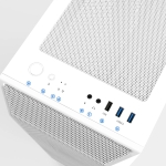 Zalman кутия Case ATX - i3 NEO ARGB White - Mesh, aRGB, Tempered Glass