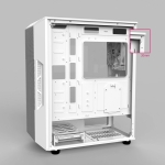 Zalman кутия Case ATX - i3 NEO ARGB White - Mesh, aRGB, Tempered Glass