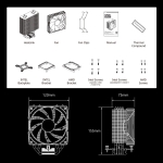 Zalman охлаждане за процесор CPU Cooler CNPS9X OPTIMA2 LGA1851/AM5