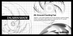 Zalman охлаждане за процесор CPU Cooler CNPS9X PERFORMA PLUS ARGB BLACK LGA1851/AM5