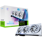 MSI Video Card Nvidia GeForce RTX 5070 12G GAMING TRIO OC White, 12GB GDDR7, 192bit, Effective Memory Clock: 28000MHz, Boost: 2610 MHz, 6144 CUDA Cores, PCIe 5.0, 3x DP 2.1b, HDMI 2.1b, RAY TRACING, Triple Fan, 1x16pin, 650W Recommended PSU, 3Y