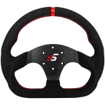 D-Shaped Steering wheel without HUB | 325mm | Alcantara
