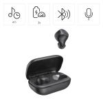 Hama Блутут слушалки “Spirit Chop II”, TWS, in-Ear, черни