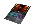Лаптоп MSI Cyborg 15 B2RWEKG, Intel Core 5 210H (8C/12T, up to 4.8GHz, 12MB), GeForce RTX 5050 8GB GDDR7 440 AI TOPS, 15.6" FHD (1920x1080), 144Hz, IPS-Level, 16GB DDR5 2x8 5600MHz, 512GB PCIe Gen4x4 SSD, Intel WiFi 6E, BT 5.3, 4 Zone RGB Kbd, NO OS, 2.1k