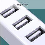 Unitek хъб USB 2.0 HUB 4 port White - Y-2146
