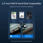 Orico външна кутия за диск Storage - Case - 2.5 inch USB3.0 Black - 2526U3-V1-BK