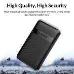 Orico кутия за диск Storage - Case - 2.5 inch USB-C - 2577C3-V1-BK