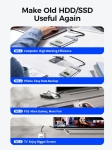 Orico външна кутия за диск Storage - Case - 2.5 inch 5Gbps USB-C Transparent - TX25C3-GY-BP