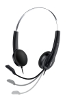 Genius слушалки с микрофон Headset HS-220U - AI, USB-C, Mic, Black