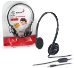 Genius слушалки с микрофон Headset HS-200C - Lightweight, Black