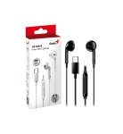 Genius слушалки тапи In-ear Earbuds HS-M365 - USB-C, Black