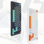 VGN безжична геймърска механична клавиатура Wireless Gaming Mechanical Keyboard - N75 PRO Jelly Orange - Kailh Vaporwave Switches [Linear]