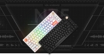 VGN безжична геймърска механична клавиатура Wireless Gaming Mechanical Keyboard - N75 PRO Jelly Orange - Kailh Vaporwave Switches [Linear]