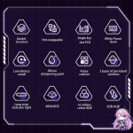 VGN професионална безжична геймърска механична клавиатура Wireless Professional Gaming Mechanical Keyboard - V87 PRO Side Engraving - Aniya Switches