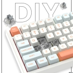 VGN професионална геймърска механична клавиатура Professional Gaming Mechanical Keyboard N75 RGB Caribbean Blue - Power Silver Switches [Linear]