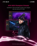 ATK професионална геймърска механична клавиатура Professional Gaming Mechanical Keyboard RS6 Ultra - 8K, TTC RGB Magneto Switches [Linear] - White Shadow