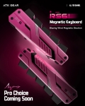 ATK професионална геймърска механична клавиатура Professional Gaming Mechanical Keyboard RS6 Ultra - 8K, TTC RGB Magneto Switches [Linear] - White Shadow