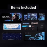 ATK професионална геймърска механична клавиатура Professional Gaming Mechanical Keyboard EDGE 60 HE Master Leviatan - 8K, Gateron Jade Pro Switches