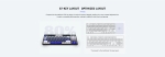 ATK професионална безжична геймърска механична клавиатура Wireless Professional Gaming Mechanical Keyboard - Z87 PRO Side Engraving - Aniya Switches