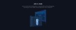 ATK професионална геймърска мишка Wireless Gaming Mouse F1 EXTREME LEVIATAN - 8K, Omron Optical Switches, Blue