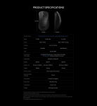 ATK професионална геймърска мишка Wireless Gaming Mouse Z1 ULTRA - 8K, White