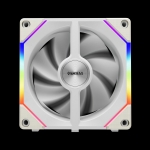 Gamdias Комплект вентилатори Fan Pack 3-in-1 3x120mm - AEOLUS P2-1203 White, Swappable Fan Blades (Reverse Fan Blades Included), Daisy-Chain, Infinity Mirror