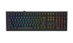 Ducky професионална геймърска механична клавиатура Professional Gaming Mechanical Keyboard One X Wireless Black - Ducky AI Switches [Linear]