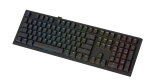 Ducky професионална геймърска механична клавиатура Professional Gaming Mechanical Keyboard One X Wireless Black - Ducky AI Switches [Linear]