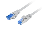 Кабел Lanberg patch cord CAT.6A FTP LSZH CCA 15m Fluke Passed, grey