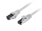 Кабел Lanberg patch cord CAT.8.1 S/FTP LSZH CU 2m, grey