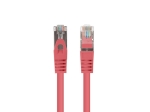 Кабел Lanberg patch cord CAT.6 FTP 0.25m, Fluke Passed, red (10-pack)