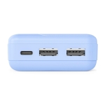 HAMA Външна батерия "Pocket 10", 10000 mAh, Изходи: 2x USB-A, син