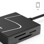 HAMA Четец за карти USB, USB-A, с USB-C адаптер, USB 3.2 Gen1, SD/micro-SD/CF/MS