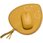 TOPO MOUSE PAD + WIRELESS MOUSE YELLOW