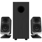 Klipsch ProMedia Lumina 2.1 Gaming Audio System with Subwoofer and LED Lighting Effects Built-in, Black