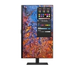 Монитор Samsung 27B800, 27" IPS LED, 60 Hz, 5 ms GTG, 3840x2160, 300 cd/m2, Flicker Free, PBP, PIP, USB-C 90W, 3xUSB 3.0, Display Port 1.4, 2xHDMI 2.2, Black + Logitech MK250 - Graphite - USINTL