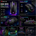 Xtrike ME безжична геймърска мишка Gaming Mouse Wireless GW-610