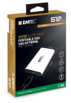 EMTEC SSD 512GB EXT USB3.2 WHITE
