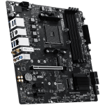 MSI PRO B550M-P WIFI6E, M-ATX, Socket AM4, 4 DIMM, Dual Channel DDR4 up to 4400+(OC)MHz, 1x PCIe 4.0 x16 slot, 2x M.2 slots, 4x USB 3.2 Gen 1, 2x USB 2.0, 1x HDMI,1x DP, 1x VGA, 1G LAN, WIFI6E, 7.1 Audio, 3Y