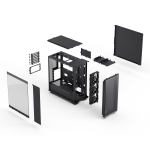 Кутия Fractal Design EPOCH BLACK TG LIGHT TINT, ATX
