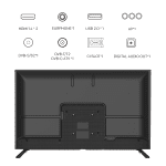 METZ Телевизор 40MTE2000Z 40" LED TV, HD, черен