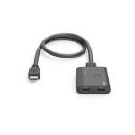HAMA Сплитер 4K HDMI мъжко - 2 x HDMI женско, черен